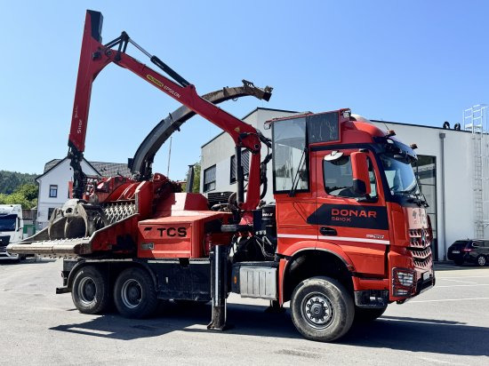 Грузовик, Измельчитель древесины Mercedes-Benz ACTROS 6x4 DONAR 5810K ? Hack-LKW / Mobilhacker | TCS Umwelttechnik: фото 11