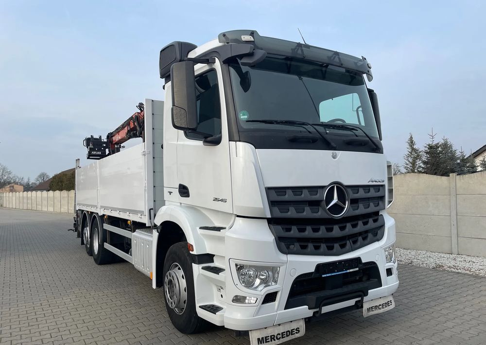 Mercedes-Benz Arocs 2545, HDS ATLAS 186.3 - PILOT - Грузовик бортовой/ Платформа, Автоманипулятор: фото 3 Mercedes-Benz Arocs 2545, HDS ATLAS 186.3 - PILOT - Грузовик бортовой/ Платформа, Автоманипулятор: фото 3