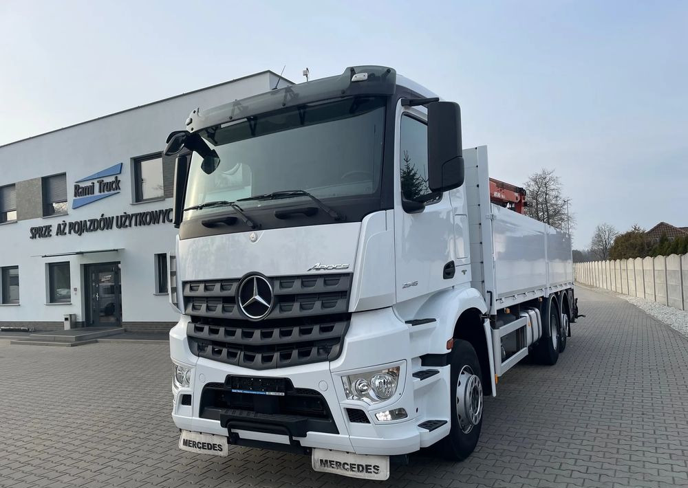 Mercedes-Benz Arocs 2545, HDS ATLAS 186.3 - PILOT - Грузовик бортовой/ Платформа, Автоманипулятор: фото 1 Mercedes-Benz Arocs 2545, HDS ATLAS 186.3 - PILOT - Грузовик бортовой/ Платформа, Автоманипулятор: фото 1