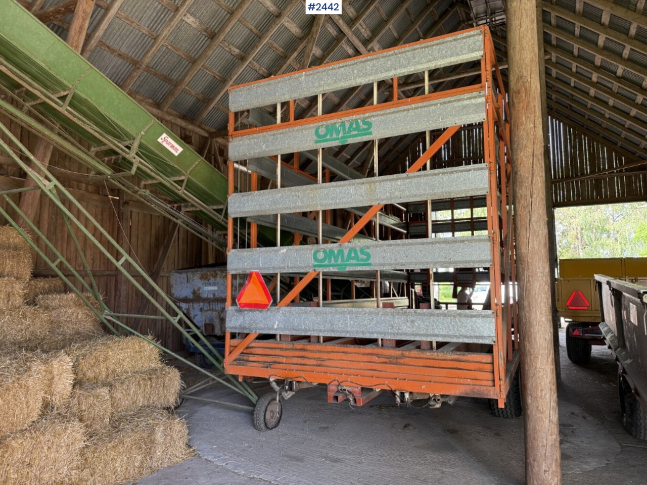 Self-loading trailer small bale Omas CB170 S - Техника для сенозаготовки: фото 5 Self-loading trailer small bale Omas CB170 S - Техника для сенозаготовки: фото 5