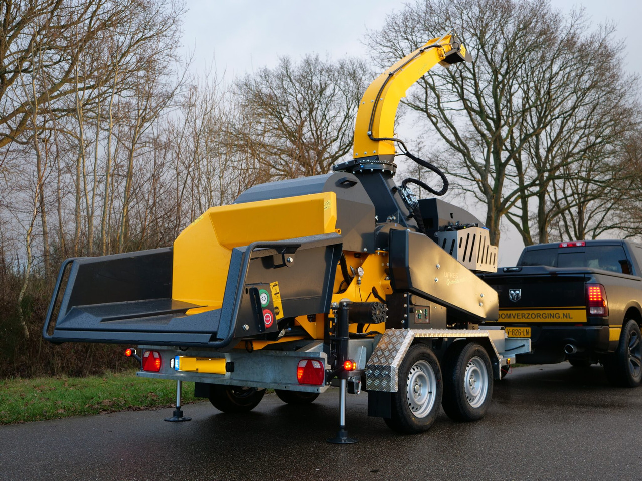 Лесозаготовительная техника, Прицеп UFKES Greentec Jaguar 40-80 3.5T: фото 7