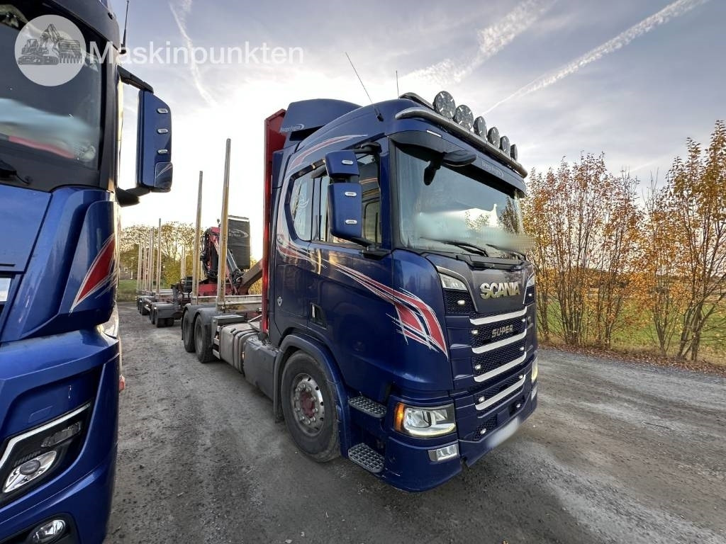 Scania R 580 timmerbil med kran - Лесовоз: фото 3 Scania R 580 timmerbil med kran - Лесовоз: фото 3