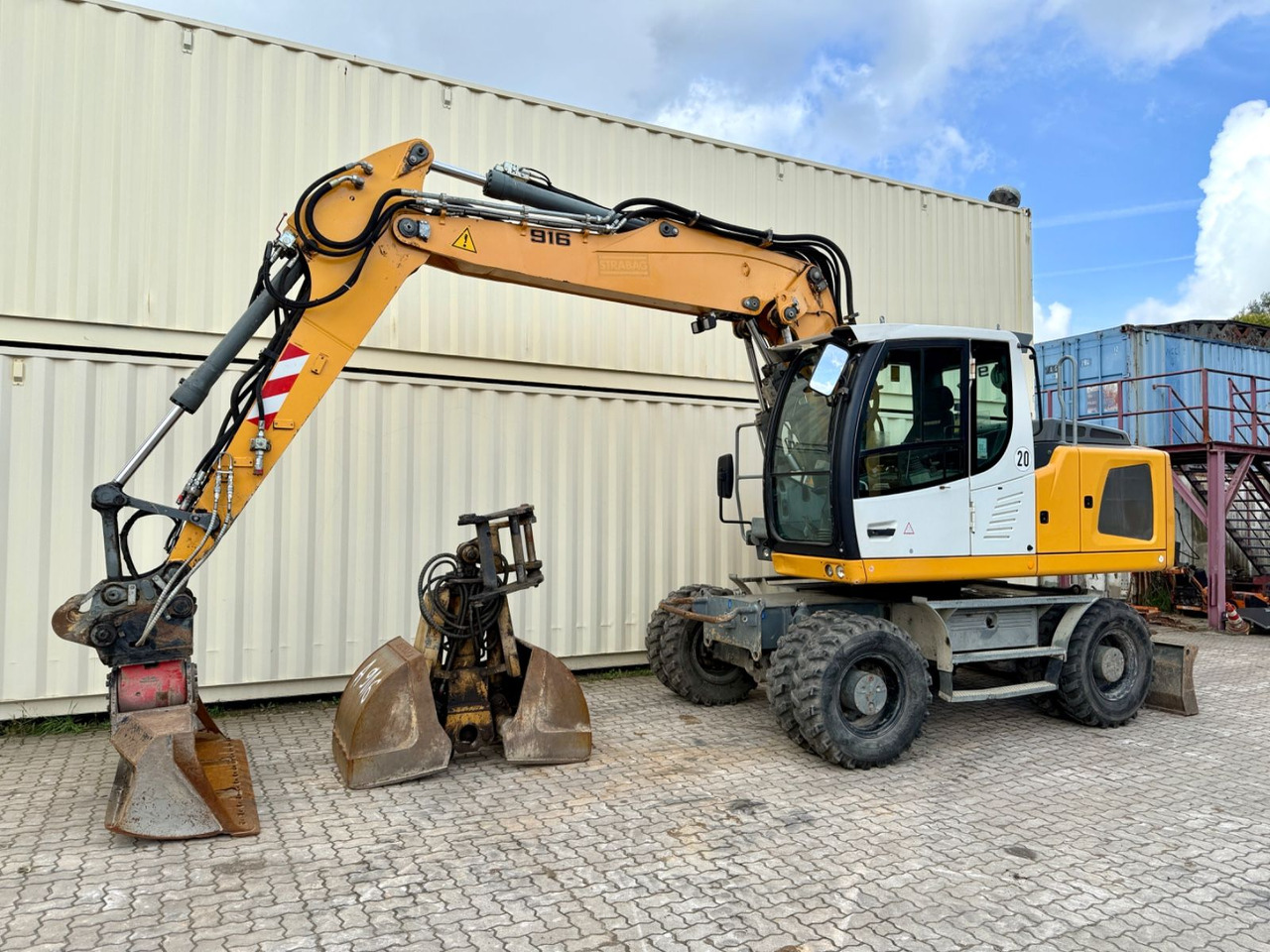 Liebherr A916 / Deutsche Maschine / Löffel + Greifer - Колёсный экскаватор: фото 1 Liebherr A916 / Deutsche Maschine / Löffel + Greifer - Колёсный экскаватор: фото 1