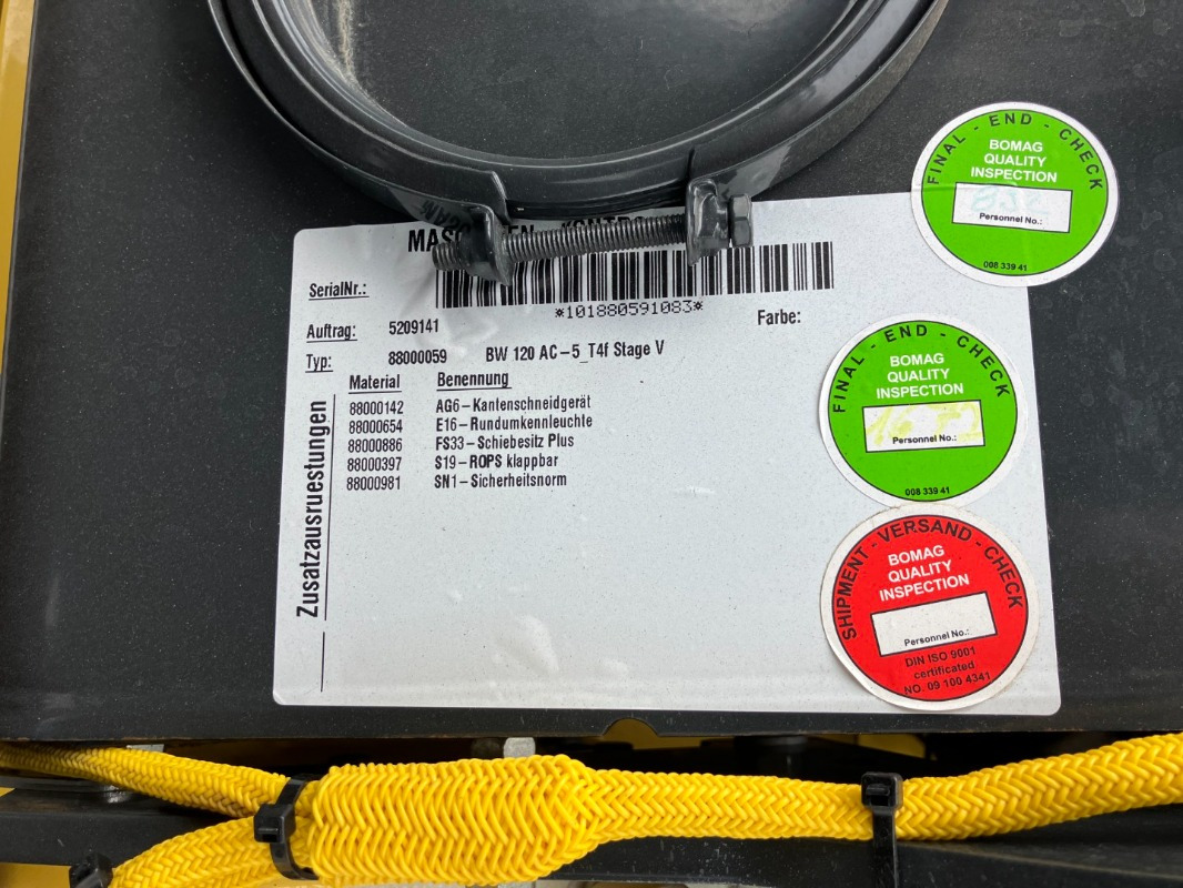 BOMAG DE BW 120 AC-5 Stage V/Tier 4f - Каток: фото 3 BOMAG DE BW 120 AC-5 Stage V/Tier 4f - Каток: фото 3