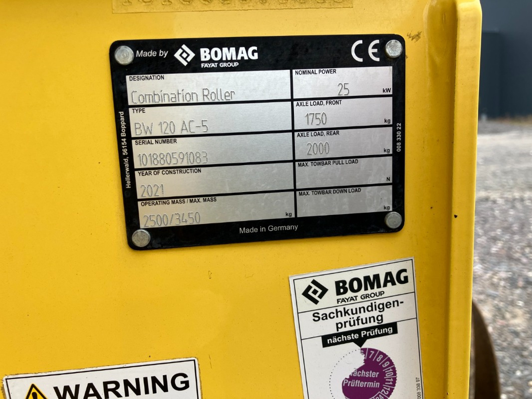 BOMAG DE BW 120 AC-5 Stage V/Tier 4f - Каток: фото 2 BOMAG DE BW 120 AC-5 Stage V/Tier 4f - Каток: фото 2