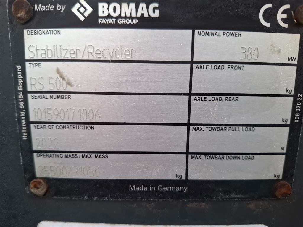 BOMAG DE RS 500 STAGE V - Асфальтоукладочная техника: фото 2 BOMAG DE RS 500 STAGE V - Асфальтоукладочная техника: фото 2