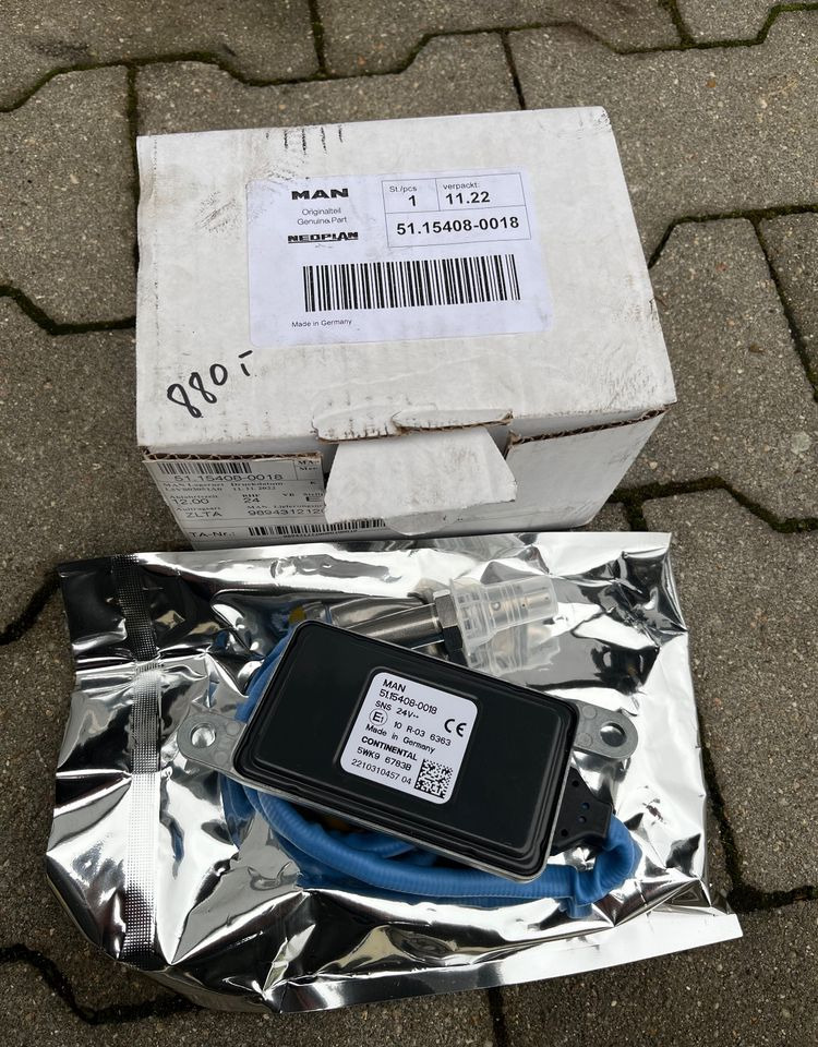 NOWY czujnik NOX MAN TGX TGS euro 6 sensor - Глушитель/ Выхлопная система для Грузовиков: фото 1 NOWY czujnik NOX MAN TGX TGS euro 6 sensor - Глушитель/ Выхлопная система для Грузовиков: фото 1