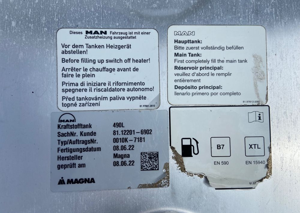 Zbiornik paliwa MAN TGX TGS 490 litrów bak - Топливный бак для Грузовиков: фото 5 Zbiornik paliwa MAN TGX TGS 490 litrów bak - Топливный бак для Грузовиков: фото 5