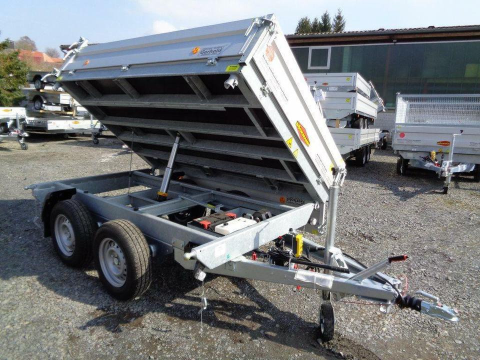 Самосвальный прицеп Böckmann PKW-Anhänger Elektro-Dreiseitenkipper DK-AL 2516/27P: фото 15