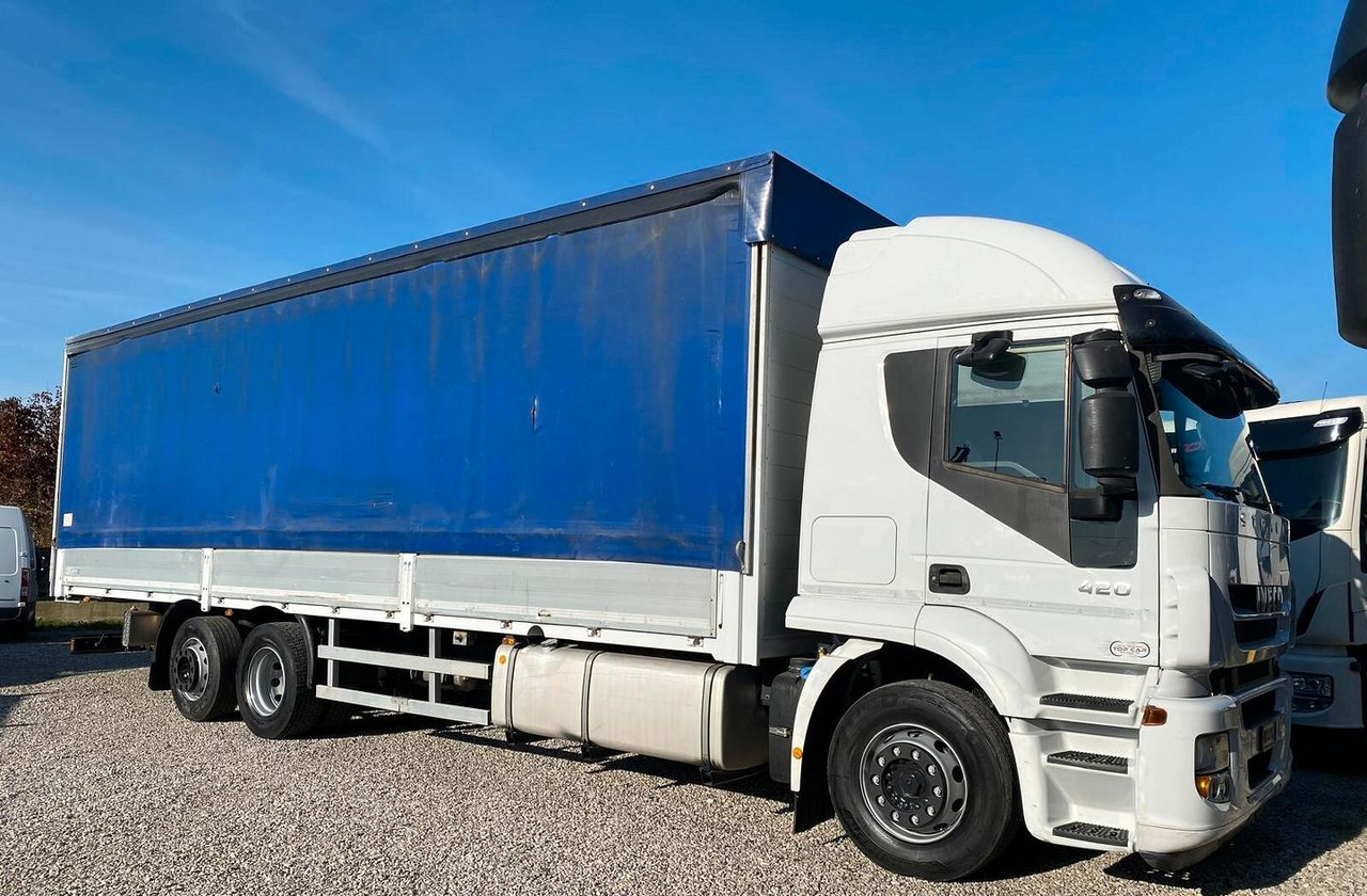 IVECO STRALIS 420 2008 CASSONE CENTINATO - Тентованный грузовик: фото 3 IVECO STRALIS 420 2008 CASSONE CENTINATO - Тентованный грузовик: фото 3
