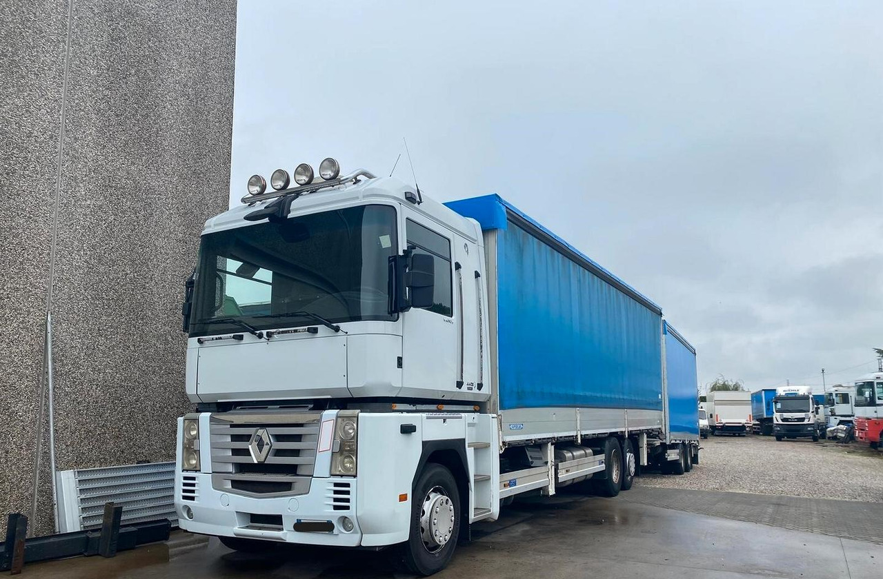 Тентованный грузовик RENAULT 460.26 SCARRABILE CASSONE CENTINATO: фото 1