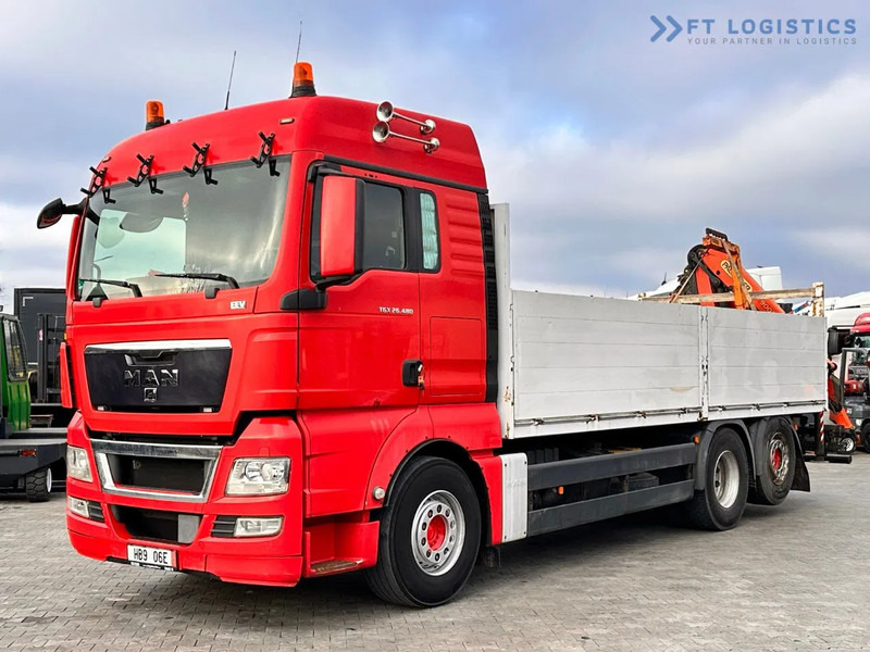 MAN TGX 26.480 Ciężarówka burtowa MAN TGX 26.480 6X2 / PALFINGER PK9002-EH B Crane / 80% Michelin - Автоманипулятор: фото 3 MAN TGX 26.480 Ciężarówka burtowa MAN TGX 26.480 6X2 / PALFINGER PK9002-EH B Crane / 80% Michelin - Автоманипулятор: фото 3