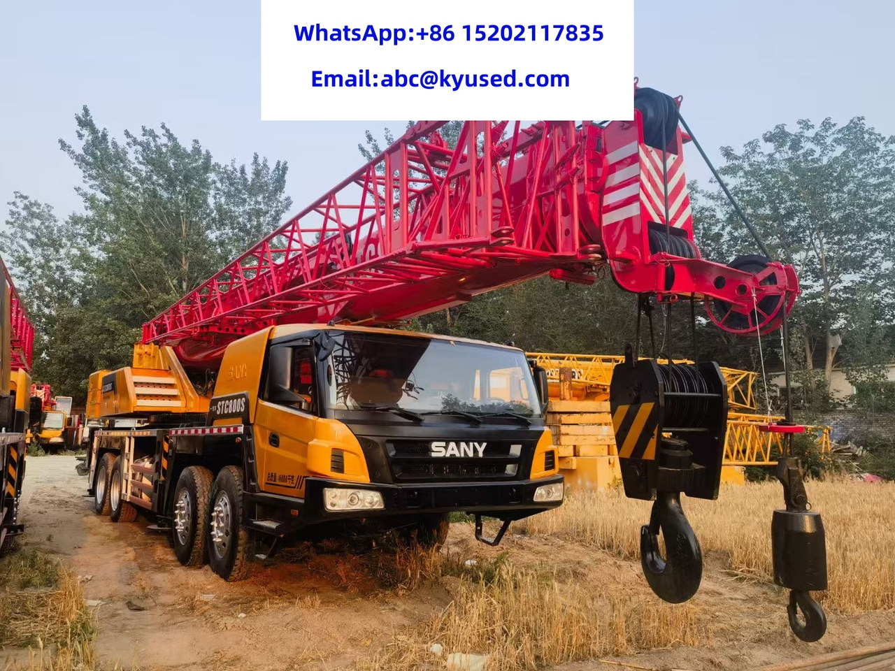 SANY STC800 STC750S STC500S STC1000 STC1600 STC1800 80 TON TRUCK CRANE - Мобильный кран: фото 2 SANY STC800 STC750S STC500S STC1000 STC1600 STC1800 80 TON TRUCK CRANE - Мобильный кран: фото 2