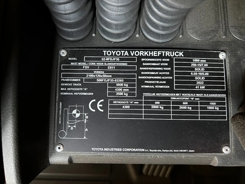 Toyota 52-8FDJF35 TONERO 35 (NEW) (5x in Stock) в лизинг Toyota 52-8FDJF35 TONERO 35 (NEW) (5x in Stock): фото 17