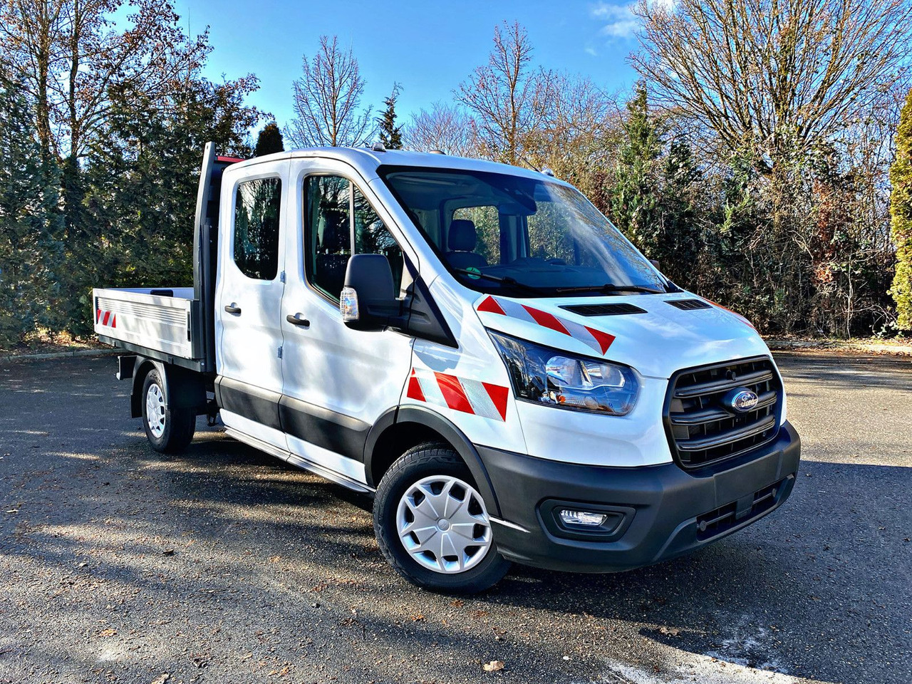 Ford Pritsche 350L2 DoKa|Trend|Garantie bis 08.27|19% - Малотоннажный бортовой грузовик, Грузопассажирский фургон: фото 1 Ford Pritsche 350L2 DoKa|Trend|Garantie bis 08.27|19% - Малотоннажный бортовой грузовик, Грузопассажирский фургон: фото 1