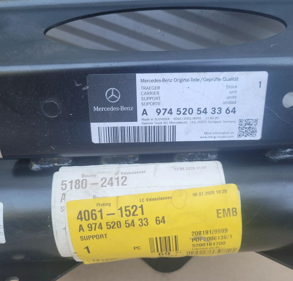 MOCOWANIE BLOTNIKA MERCEDES ATEGO NOWY ORYGINAŁ A974520543364 CHWALIM116 - Кузов и экстерьер для Грузовиков: фото 2 MOCOWANIE BLOTNIKA MERCEDES ATEGO NOWY ORYGINAŁ A974520543364 CHWALIM116 - Кузов и экстерьер для Грузовиков: фото 2