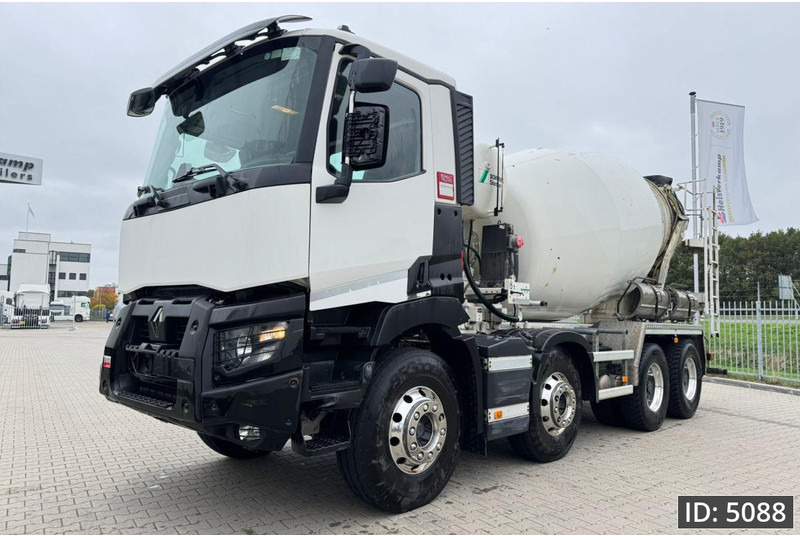 Renault C480 Day Cab, Euro 6, 8x4 / Full steel / 9m3 / TOP!! - Автобетоносмеситель: фото 1 Renault C480 Day Cab, Euro 6, 8x4 / Full steel / 9m3 / TOP!! - Автобетоносмеситель: фото 1