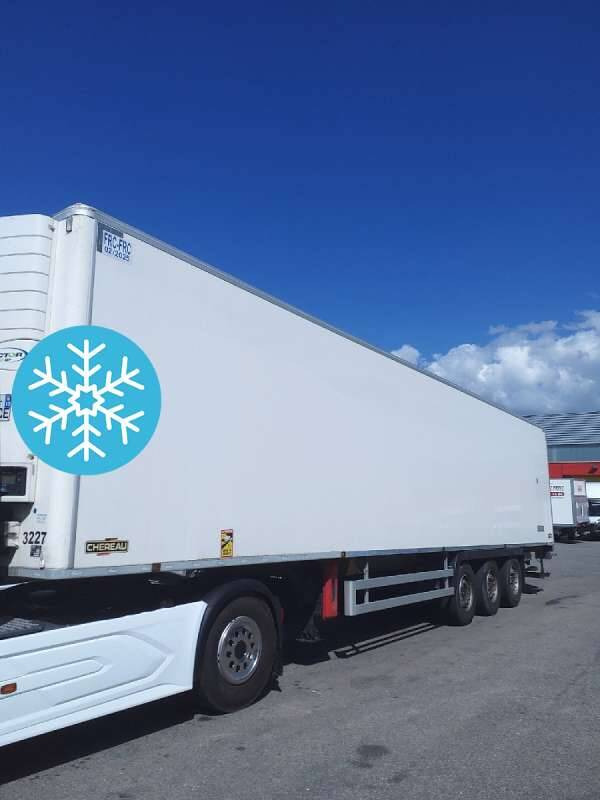 Semi-remorque 3 Essieux FRIGO 38 TONNES HAYON CAISSE CHEREAU GROUPE CARRIER VECTOR 1950 MT - Полуприцеп-рефрижератор: фото 1 Semi-remorque 3 Essieux FRIGO 38 TONNES HAYON CAISSE CHEREAU GROUPE CARRIER VECTOR 1950 MT - Полуприцеп-рефрижератор: фото 1