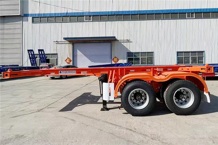 TITAN 2 Axle 20ft Container Chassis Trailer for Sale In Jamaica - Шасси полуприцеп: фото 3 TITAN 2 Axle 20ft Container Chassis Trailer for Sale In Jamaica - Шасси полуприцеп: фото 3