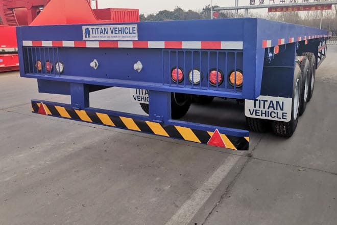 TITAN 3 Axle Extendable Flatbed Trailers for Sale in Angola - Полуприцеп бортовой/ Платформа: фото 4 TITAN 3 Axle Extendable Flatbed Trailers for Sale in Angola - Полуприцеп бортовой/ Платформа: фото 4
