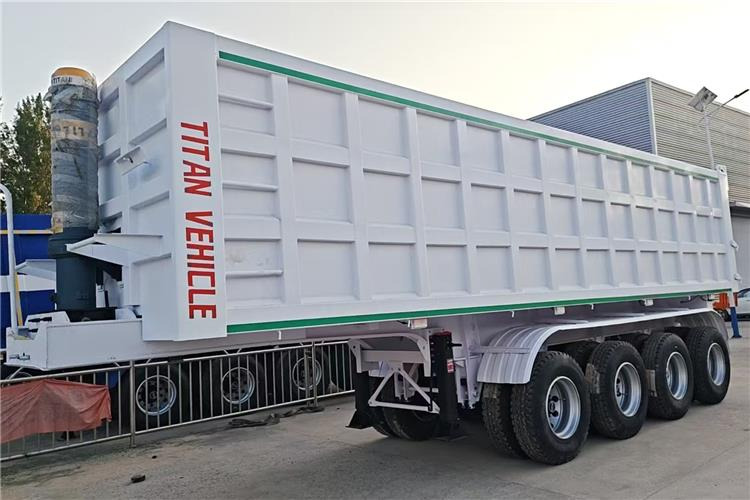TITAN 4 Axle 80 Ton Dump Semi Trailer for Sale In Cameroon - Самосвальный полуприцеп: фото 1 TITAN 4 Axle 80 Ton Dump Semi Trailer for Sale In Cameroon - Самосвальный полуприцеп: фото 1