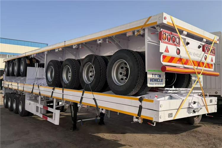 TITAN 4 Axle Flatbed Trailer for Sale In Saudi Arabia - Полуприцеп бортовой/ Платформа: фото 5 TITAN 4 Axle Flatbed Trailer for Sale In Saudi Arabia - Полуприцеп бортовой/ Платформа: фото 5
