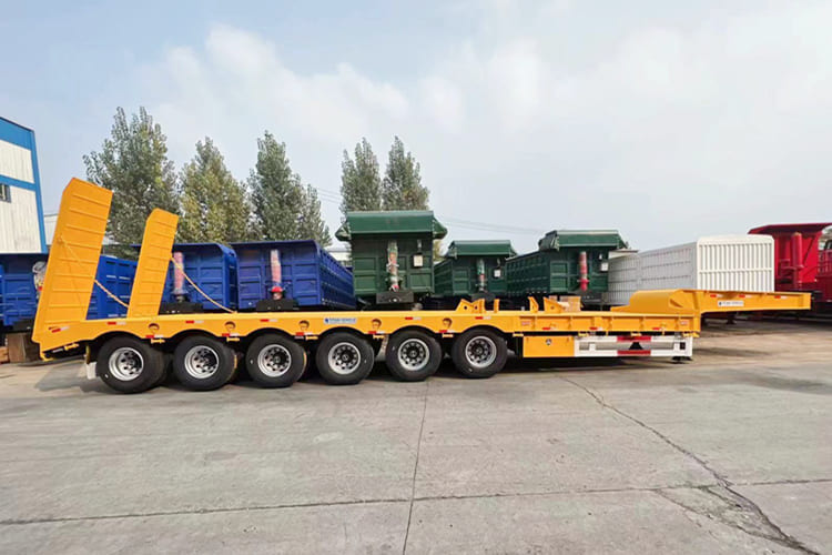 TITAN Hydraulic Low Bed Trailer for Sale in Kenya - Низкорамный полуприцеп: фото 5 TITAN Hydraulic Low Bed Trailer for Sale in Kenya - Низкорамный полуприцеп: фото 5