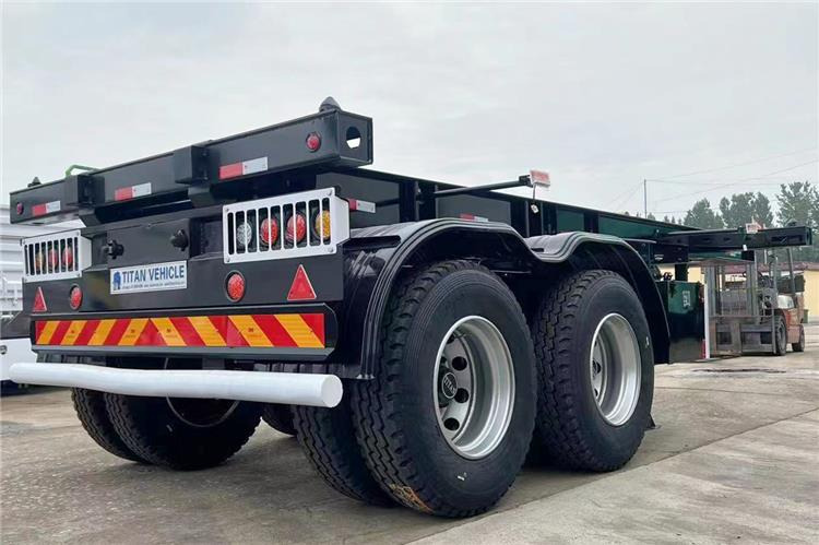TITAN In Stock 20 ft Shipping Container Trailer for Sale In Ghana - Шасси полуприцеп: фото 4 TITAN In Stock 20 ft Shipping Container Trailer for Sale In Ghana - Шасси полуприцеп: фото 4