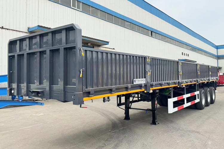 TITAN Side Wall Semi Trailer for Sale in Tanzania - Полуприцеп бортовой/ Платформа: фото 4 TITAN Side Wall Semi Trailer for Sale in Tanzania - Полуприцеп бортовой/ Платформа: фото 4