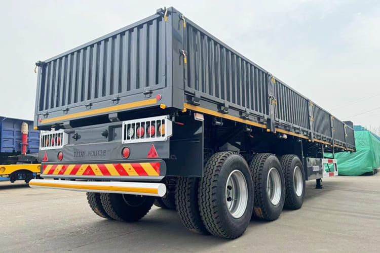 TITAN Side Wall Semi Trailer for Sale in Tanzania - Полуприцеп бортовой/ Платформа: фото 3 TITAN Side Wall Semi Trailer for Sale in Tanzania - Полуприцеп бортовой/ Платформа: фото 3