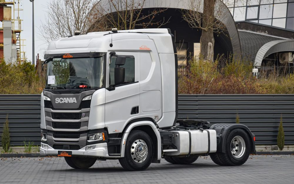 Scania R450 / HYDRAULIKA / RETARDER / ACC / KLIMA / FULL LEDY / ALUFELGI / SERWISOWANA / SPROWADZONA - Тягач: фото 1 Scania R450 / HYDRAULIKA / RETARDER / ACC / KLIMA / FULL LEDY / ALUFELGI / SERWISOWANA / SPROWADZONA - Тягач: фото 1