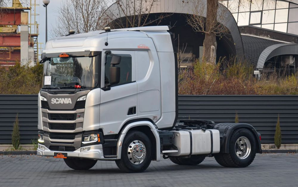 Scania R450 / HYDRAULIKA / RETARDER / ACC / KLIMA / FULL LEDY / ALUFELGI / SERWISOWANA / SPROWADZONA - Тягач: фото 1 Scania R450 / HYDRAULIKA / RETARDER / ACC / KLIMA / FULL LEDY / ALUFELGI / SERWISOWANA / SPROWADZONA - Тягач: фото 1