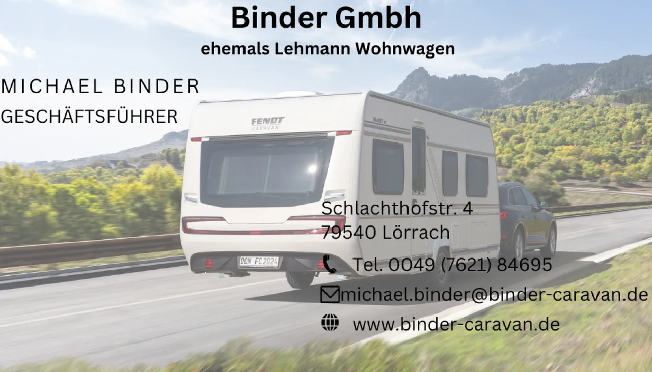 Wohnwagen Fendt Bianco Activ 550 KMG Modell 2026 - Прицеп дача: фото 1 Wohnwagen Fendt Bianco Activ 550 KMG Modell 2026 - Прицеп дача: фото 1