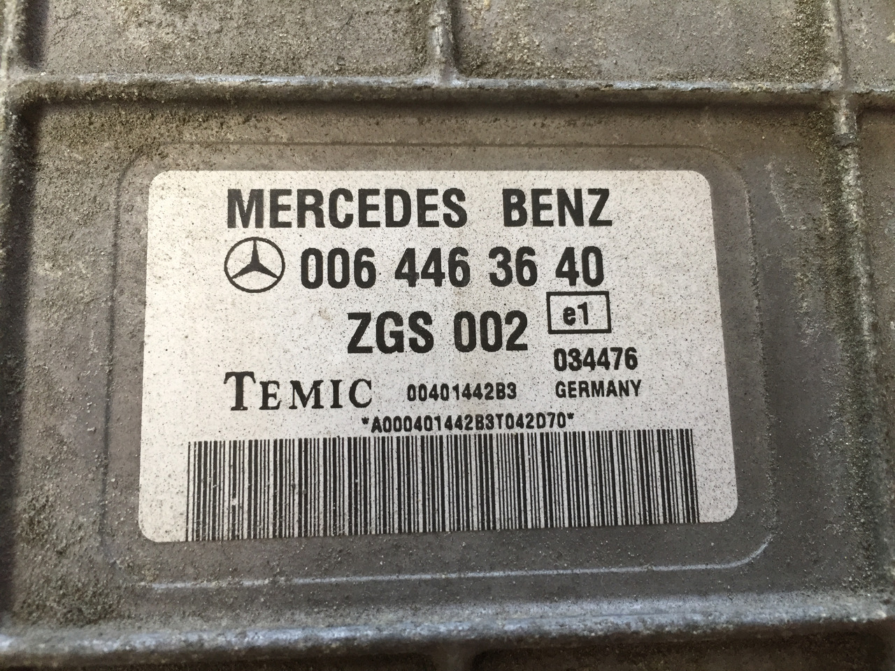 Gebrauchtes Motor - Steuergerät MB Axor 1824, Typ OM 906 LA, Euro 5, Artikel - Nr. : A 001 446 33 40 - Блок управления для Грузовиков: фото 3 Gebrauchtes Motor - Steuergerät MB Axor 1824, Typ OM 906 LA, Euro 5, Artikel - Nr. : A 001 446 33 40 - Блок управления для Грузовиков: фото 3