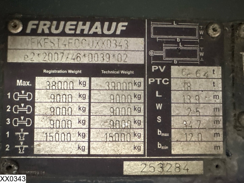 Fruehauf Tautliner - Тентованный полуприцеп: фото 4 Fruehauf Tautliner - Тентованный полуприцеп: фото 4