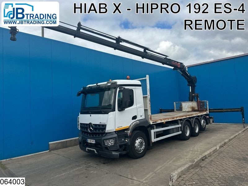 Mercedes-Benz Arocs 3243 8x4, EURO 6, Hiab, Remote - Грузовик бортовой/ Платформа, Автоманипулятор: фото 1 Mercedes-Benz Arocs 3243 8x4, EURO 6, Hiab, Remote - Грузовик бортовой/ Платформа, Автоманипулятор: фото 1