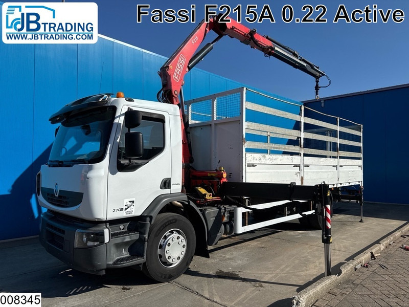 Renault Premium 270 Dxi EURO 5, Fassi, Manual - Грузовик бортовой/ Платформа, Автоманипулятор: фото 1 Renault Premium 270 Dxi EURO 5, Fassi, Manual - Грузовик бортовой/ Платформа, Автоманипулятор: фото 1