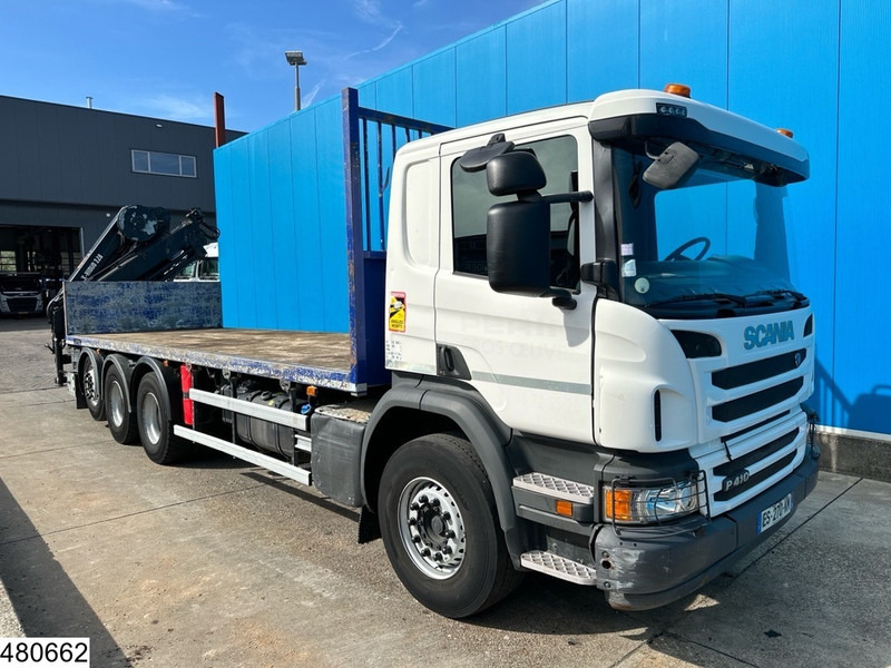 Scania P 410 8x4, EURO 6, HIAB, Remote, Steeringaxle - Грузовик бортовой/ Платформа, Автоманипулятор: фото 4 Scania P 410 8x4, EURO 6, HIAB, Remote, Steeringaxle - Грузовик бортовой/ Платформа, Автоманипулятор: фото 4