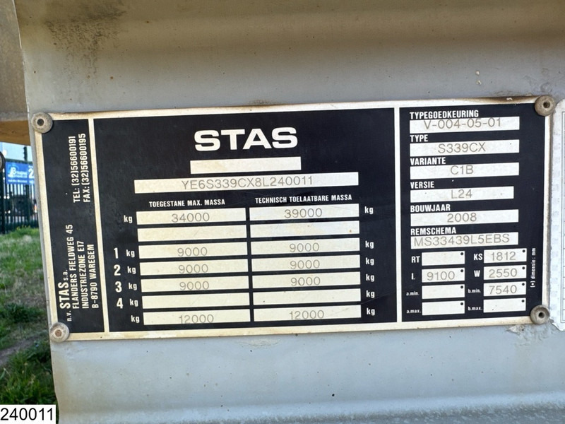 Stas kipper 26 m3 - Самосвальный полуприцеп: фото 4 Stas kipper 26 m3 - Самосвальный полуприцеп: фото 4