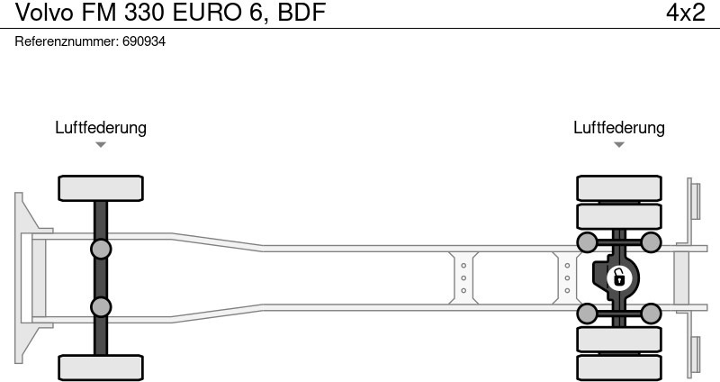 Грузовик-контейнеровоз/ Сменный кузов Volvo FM 330 EURO 6, BDF: фото 14