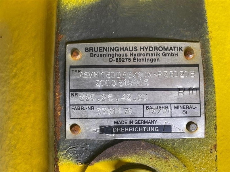 Brueninghaus Hydromatik A6VM160DA3/60W-Drive motor/Fahrmotor/Rijmotor - Гидравлика для Строительной техники: фото 5 Brueninghaus Hydromatik A6VM160DA3/60W-Drive motor/Fahrmotor/Rijmotor - Гидравлика для Строительной техники: фото 5