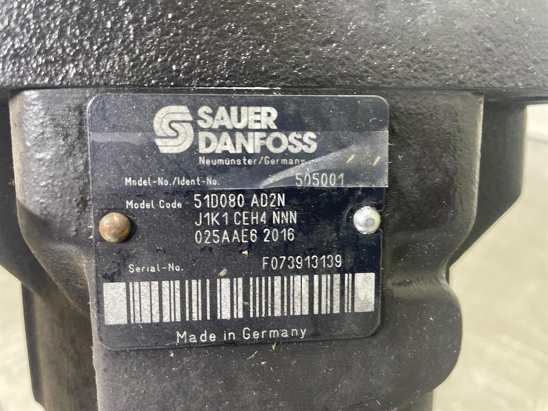 Sauer Danfoss 51D080AD2N-Drive motor/Fahrmotor/Rijmotor - Гидравлика для Строительной техники: фото 4 Sauer Danfoss 51D080AD2N-Drive motor/Fahrmotor/Rijmotor - Гидравлика для Строительной техники: фото 4