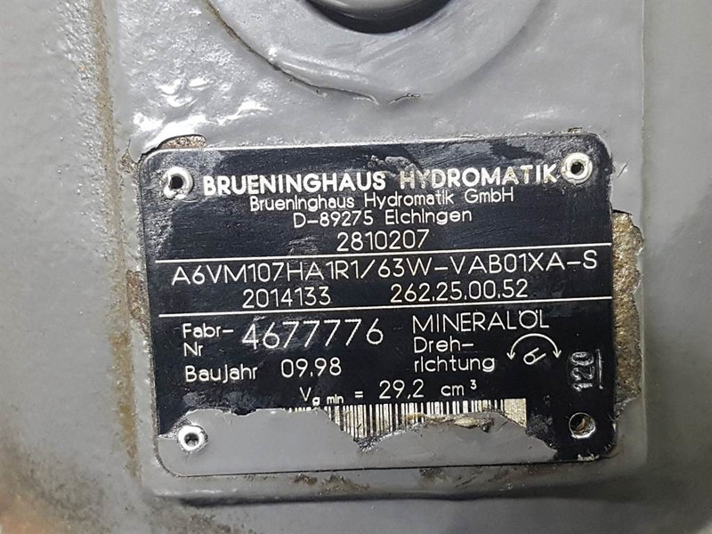 Volvo L30B-2810207-Hydromatik A6VM107HA1R1/63W-Motor - Гидравлика для Строительной техники: фото 4 Volvo L30B-2810207-Hydromatik A6VM107HA1R1/63W-Motor - Гидравлика для Строительной техники: фото 4