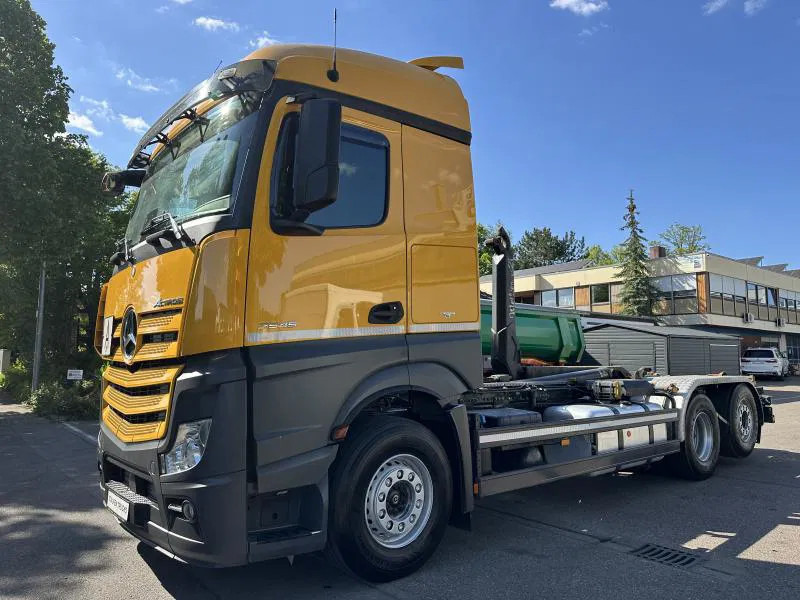 Mercedes-Benz Actros 2645 6x2 ABROLLER Lenk/Lift MEILLER 2170 Intarder - Крюковой мультилифт, Автоманипулятор: фото 1 Mercedes-Benz Actros 2645 6x2 ABROLLER Lenk/Lift MEILLER 2170 Intarder - Крюковой мультилифт, Автоманипулятор: фото 1