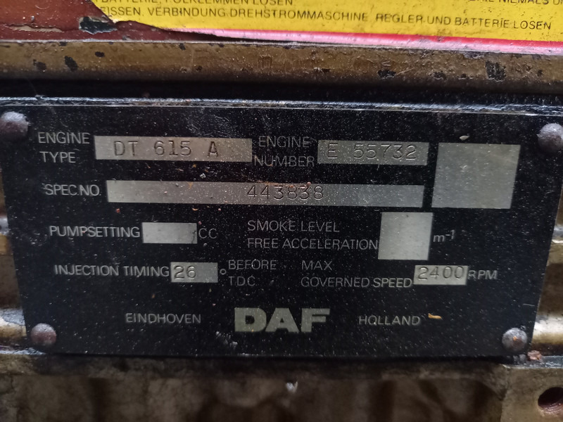DAF DT 615 A USED - Строительная техника: фото 5 DAF DT 615 A USED - Строительная техника: фото 5