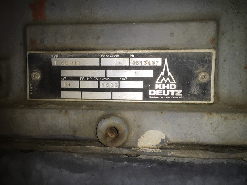 Строительная техника Deutz F6L912 USED: фото 6