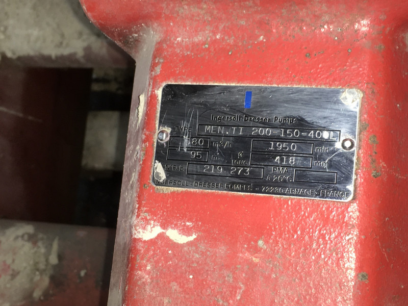 Volvo TD121GPB POMP 580M³H USED - Насос для воды: фото 1 Volvo TD121GPB POMP 580M³H USED - Насос для воды: фото 1