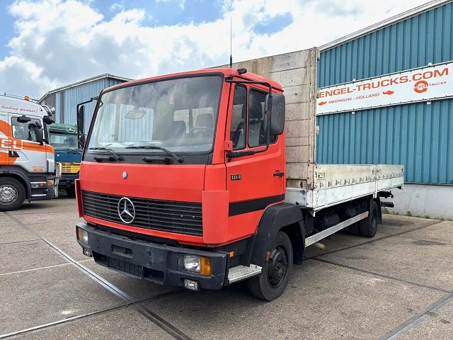 Mercedes-Benz LK 814 (6-CILINDER) WITH OPEN (TENT) BOX & ALUMNIUM SIDE BORDS (MANUAL GEARBOX / 3TH SEAT IN CABIN) - Грузовик бортовой/ Платформа: фото 1 Mercedes-Benz LK 814 (6-CILINDER) WITH OPEN (TENT) BOX & ALUMNIUM SIDE BORDS (MANUAL GEARBOX / 3TH SEAT IN CABIN) - Грузовик бортовой/ Платформа: фото 1