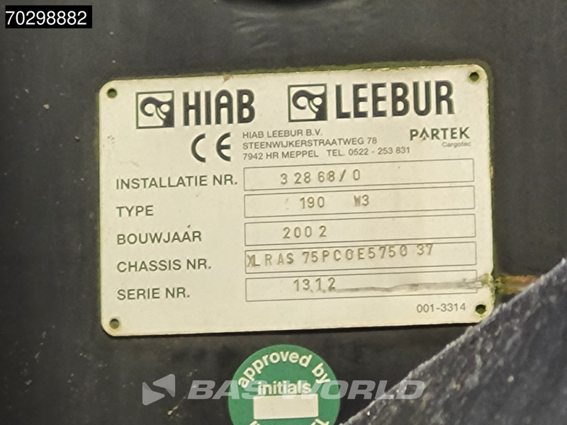 Грузовик бортовой/ Платформа, Автоманипулятор DAF 75CF.250 CF 6X2 HIAB 190W3 Crane Kran Remote Rotator Steering Axle Automatic Euro 3: фото 18