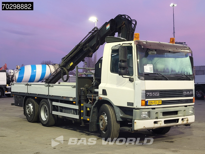 Грузовик бортовой/ Платформа, Автоманипулятор DAF 75CF.250 CF 6X2 HIAB 190W3 Crane Kran Remote Rotator Steering Axle Automatic Euro 3: фото 11